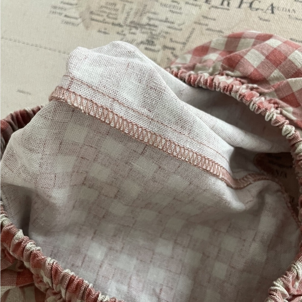 Wren & James Gingham Bloomers
6-12mo Brick & Cream - Picture 3 of 4